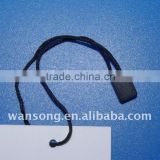 Plastic seal / fancy design hang tag for high quality garment