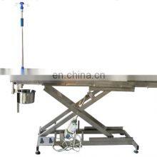 Wholesale 304 Stainless Steel Hydraulic/electric Lifting Surgical Pet Operation Table With Certificates thumbnail-3