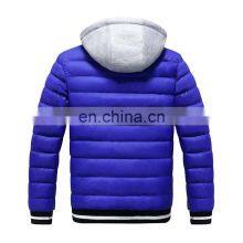 Wholesale Custom Large Size Fashion Trend Men's Long-sleeved Down Warm Hooded Smart Heating Adjustable Temperature Jacket thumbnail-3
