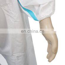 Type4 5 6 SF Micro-porous Heat Sealing Taped Disposable Coverall for Body Protection thumbnail-5