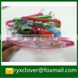 Clear PVC Zipper File Bag Pencil Bag With Cartoon thumbnail-2