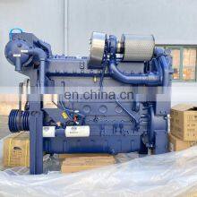 Venda quente - Motor diesel para barco original Weichai WD12C400-21 de 400cv e 2100rpm thumbnail-5