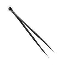 Black Nail Tools Nail Tweezers Precision Tweezers Nail Sticker Tweezers Press Head Clip Eyelash Tweezers Diamond Tweezers thumbnail-2