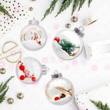 Wholesale Custom Design Handmade Decorative Christmas Tree Ornament Hanging Feather Ball thumbnail-4
