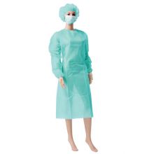 Disposable Protective Suit Blue Breathable Lightweight Fluid-resistant Isolation Gown