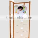 New Style Living Room Storage and Flower Display Shelf With 3 Drawers, thumbnail-1