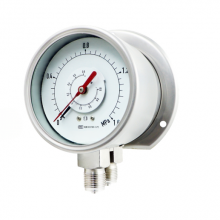 Double Needle Double Tube Differential Pressure Gauge thumbnail-3