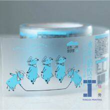 Tengjia 50micron-150micron Custom Transparent Label Roll Clear Packaging Stickers