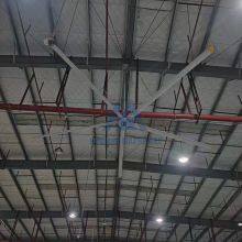 Factory Price 24ft PMSM Motor Big HVLS Ceiling Fan for Sale thumbnail-2
