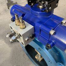 Marine Flange Seawater Hydraulic Double Eccentric Hydraulic Butterfly Valve Gb/t3037 - 94, Type Fcs With Limit Switch thumbnail-3