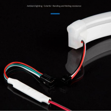 Qianyi Customized Dmx512 Flexible Soft Light Strips for Outdoor Building Exterior Wall Internet-famous Staircase Lighting Projects thumbnail-4