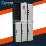 White Racecourse Outdoor 6 Door Locker thumbnail-4