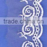 2015 New Good Quality Swiss Embroidery Lace Fabric for Dress Trim Decoration thumbnail-1
