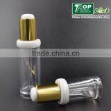 Round Shape PETG Lotion Bottle With Press Down Dropper Button ,20ml ,30ml thumbnail-4