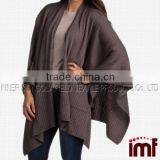 Chic Knitted Poncho Cape Shawl Wrap With Pockets Quality Choice thumbnail-2