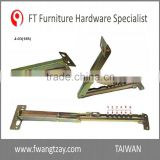Taiwan OEM 6 Position Lift up Industrial Furniture Adjustable Angle Door Desk Table Bed Sofa Metal Mechanism Hinge Hardware