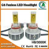H8 G6 New Generation Canbus Led Head Light h4 h7 h8 h9 H11 H13 9004 9005 9006 9007 Car Led Headlight Kit thumbnail-1
