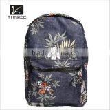 Fashion Color Print Canvas School Backpack