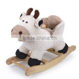 2015 Newest rocking toy plush sheep rocking chair toy for kids