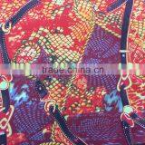 Paper Printing Polyester Spandex Scuba Fabric