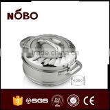 European Style Stainless Steel Commercial Cooking Pots 3 Sets thumbnail-4