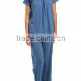 Wholesale Smooth Bamboo Short Sleeve Shirt and Pajama Pants For Women