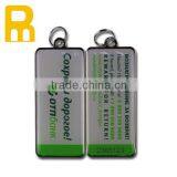 Custom Metal Key Chain With Custom Web Info and qr Code thumbnail-2