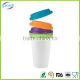 Eco-friendly Food Grade Silicon Coffee Cups With Lid thumbnail-2