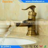 Beelee Antique Bathroom Basin Sink Faucet Mixers Brass Taps Deck Mounted thumbnail-3
