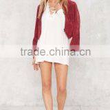 Long Sleeve Soft Loose Dressy Ladies Tunic Top Wholesale thumbnail-5