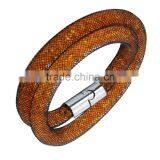 Czech Crystal Shamballa Bracelet Metal Crystal Wrap Bracelets thumbnail-1