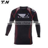 Popular Fitness Blank Compression Jersey for Men thumbnail-2