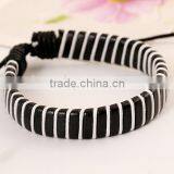 2016 Handmade Rope Bangle Cow Leather Bracelet For Couples thumbnail-2