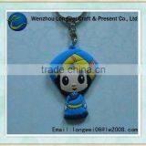 Lovely Girl Soft Pvc Angel Keychain/rubber Keychain