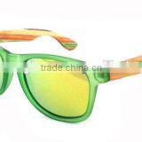 PC wooden sunglasses/colorful wood sunglasses/bamboo wood sunglasses