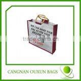 Fashion Polka Dot Jute Bags thumbnail-1