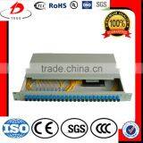 19 Inch 1U Rack Mounted Fiber Optic Splitter Box, Install 1*32 Splitter