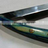 Damascus Stainless Steel Straight Shaving Razor thumbnail-2