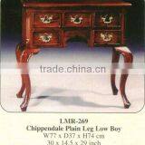 Chippendale Plain Leg Low Boy Mahogany Indoor Furniture