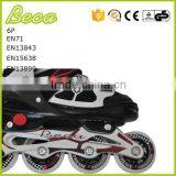 Foshan Manufacturer Wholesale 4 Colors PU Wheel Red Inline Skate Shoes With Flashing thumbnail-6