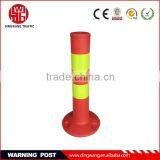 Orange Reflective Warning Post