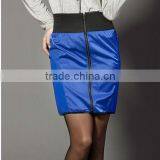 Skirt Design Pictures Blue High Waist Fashion Style thumbnail-1