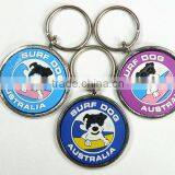 Soft PVC Dog Key Chain Key Ring Hot Sale id Tags