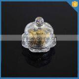 LXHY-CE0821High Quality Small Novelty Butter Dish With Clear Crystal Cover thumbnail-2