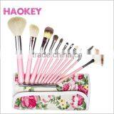 12pcs Aluminum Ferrule Wool Hair Cosmetic Woolen Brush Set thumbnail-5