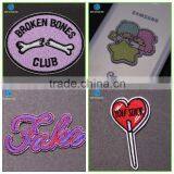 2016 Hot Sales Laser Cutting Woven Clothing Patches thumbnail-5