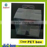 2012 Soft Crease Clear Plastic Pet Box With Euro Hole