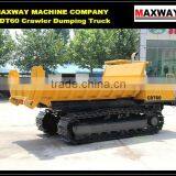 Steel Crawler Self-unloading Farm Tractor for Sugarcane / Palm , CE / ISO / SGS , Model: CDT60 thumbnail-1
