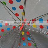 Christmas Gifts Custom Printing Pvc Transparent Dome Umbrella thumbnail-5
