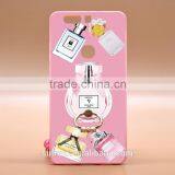 Luxury Perfume TPU+PC 2-in-1 Hybrid Pattern Phone Case With Ring Bracket For Huawei Glory V8